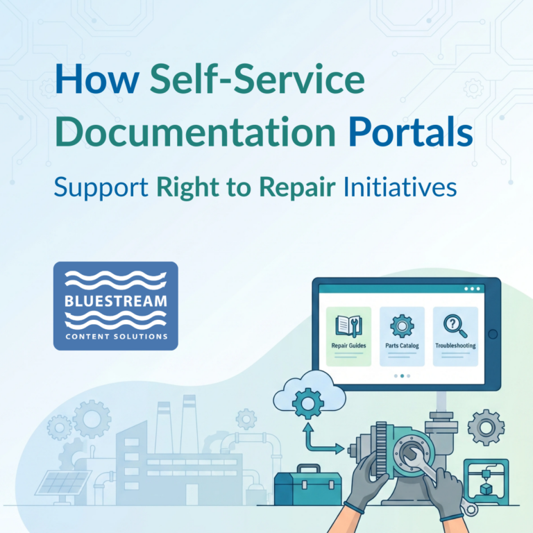 How Self-Service Documentation Portals Support Right to Repair Initiatives | Blog | Manufacturing | Bluestream Content Solutions