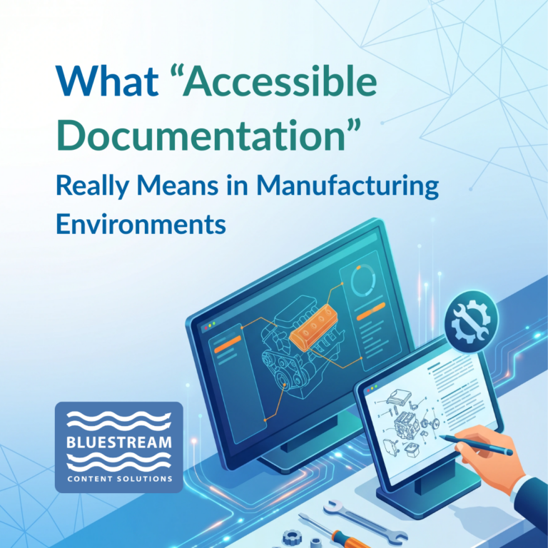 What Accessible Documentation Really Means | Manufacturing | Bluestream Content Solutions | Blog