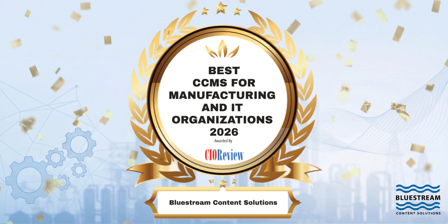 Bluestream Named Best CCMS for Manufacturing and IT Organizations 2026 | News | Bluestream