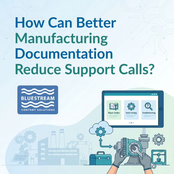 Manufacturing documentation portal with repair guides, parts catalog and troubleshooting tools